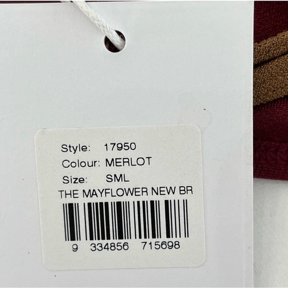 One Teaspoon NWT Mayflower Bralette Merlot Red Size S - Picture 6 of 7